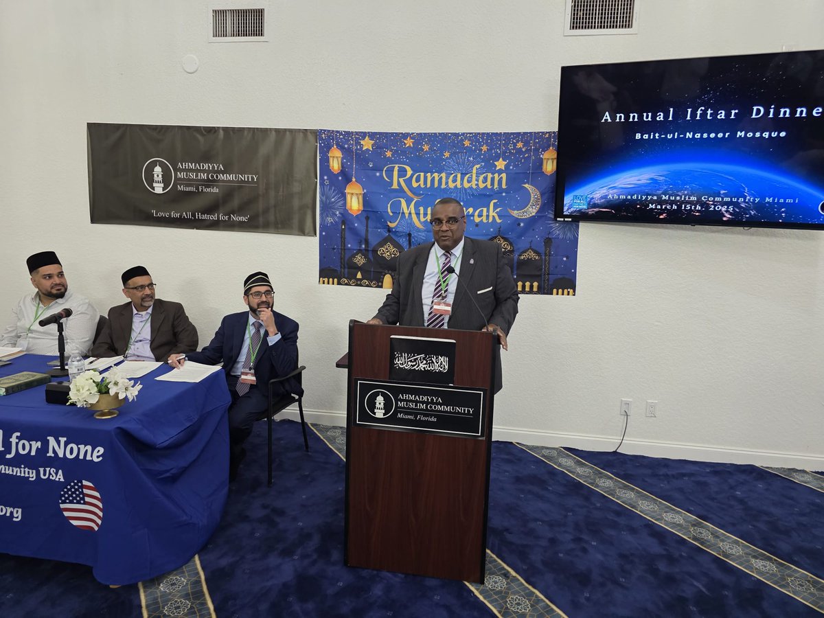 MiamiIslam's tweet image. Great speakers at our Ramadan Interfaith Iftar and Dinner discussing @Voices_4_Peace