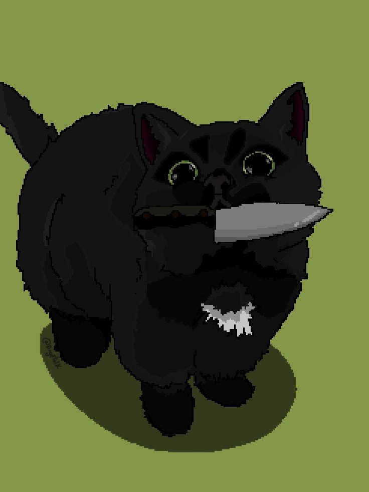 AngetolK's tweet photo. Como extrañaba dibujar en pixel, aunque siento que ando algo oxidada #pixelart #art #cat #pixel https://t.co/OZEioXILbH