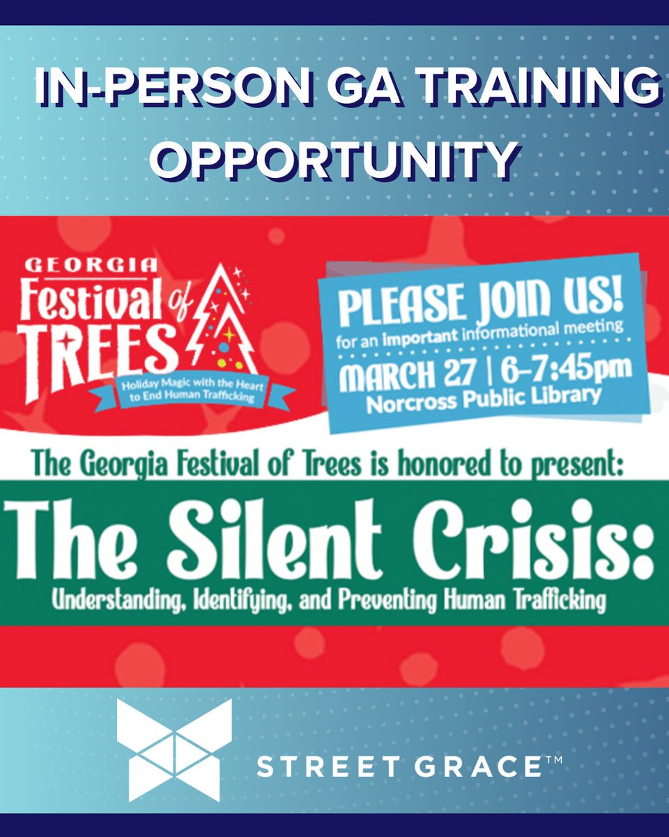 Learn how you can take action, protect our children, and help create safer communities for all. This is the first training in a powerful three-part series shedding light on the devastating impact of human trafficking on our communities and children.
tinyurl.com/bddh9ye6