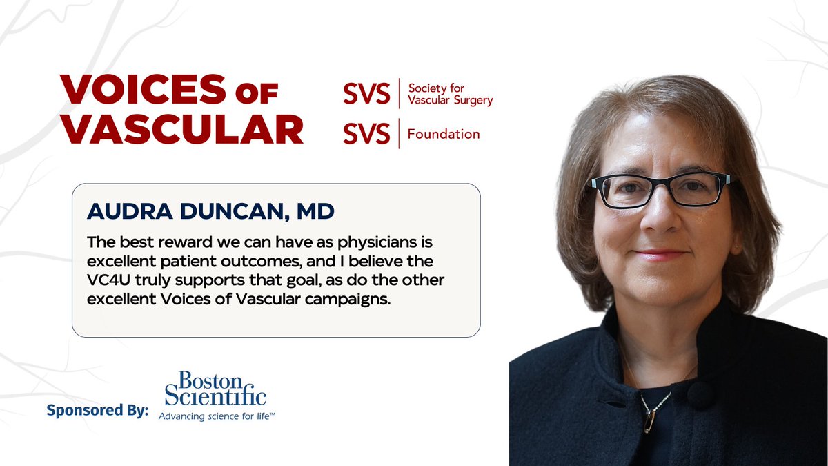 Vascular SVS (@vascularsvs) on Twitter photo 🌟 For our Voices of Vascular spotlight this week, we're featuring SVS Women's Section Chair <a href="/ADuncanVasc/">audra duncan</a>, who stresses the importance of representation in the medical field.
Learn More: ow.ly/nybH50VkjA7
#VoicesofVascular #WHM #Vascular 🌟 For our Voices of Vascular spotlight this week, we're featuring SVS Women's Section Chair <a href="/ADuncanVasc/">audra duncan</a>, who stresses the importance of representation in the medical field.
Learn More: ow.ly/nybH50VkjA7
#VoicesofVascular #WHM #Vascular