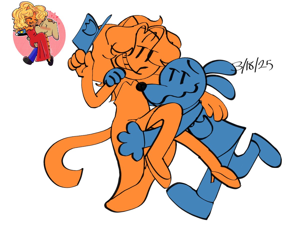 BaconwithEggsss's tweet photo. Not sure if this is considered a second post of this art because I already made a comment using it but whatever. A dtiys thing for @DodoQuacks :)
#dogman #petey #dogmanxpetey #detey #dtiys #rizz #randomhashtags #idk #art #digitalart #DogManMovie https://t.co/y2g8kaN1Ob