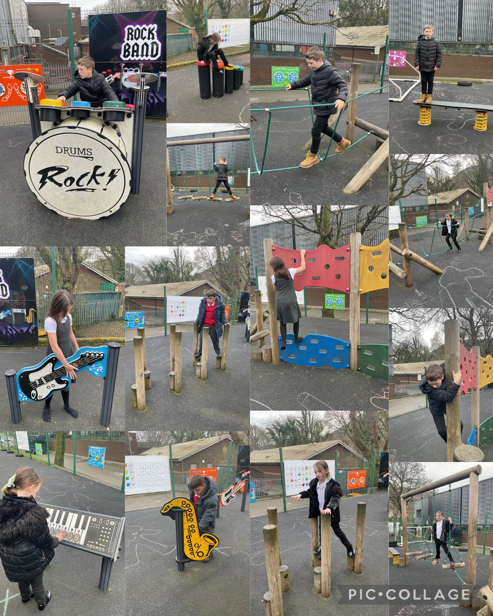 YsgolHenFelin's tweet photo. Class 8 enjoy using our outdoor equipment to develop play skills, gross motor skills but mostly to have fun! #yhfclass8 @charityspoon https://t.co/R0hBJZV9ps