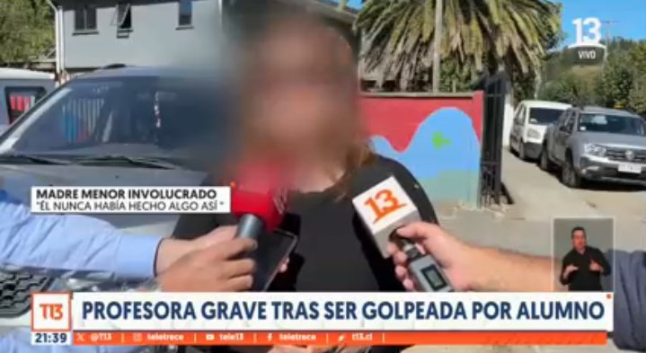 🚨Textual: a mi hijo no le gusta que le repitan las cosas 2 veces..el" niño" agarró un palo de escobillon y le pegó más de 10 veces en la cabeza de la profesora y cuando se rompió el palo se lo quiso enterrar en el estómago cosa que no pasó por un compañero que lo evitó..sicópata