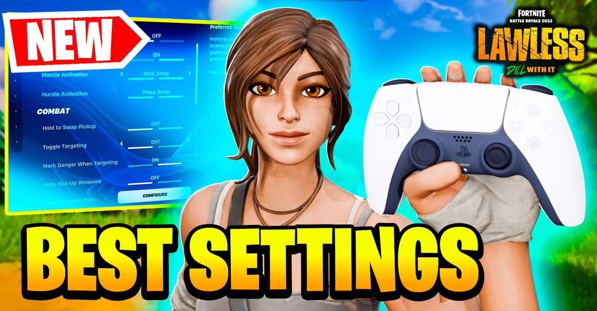 NEW Best Controller Settings &amp; Sensitivity In Fortnite Season 2

‼ link in comments ‼