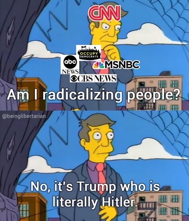 AntiWokeMemes's tweet image. Is fake news the cause of people being radicalized?