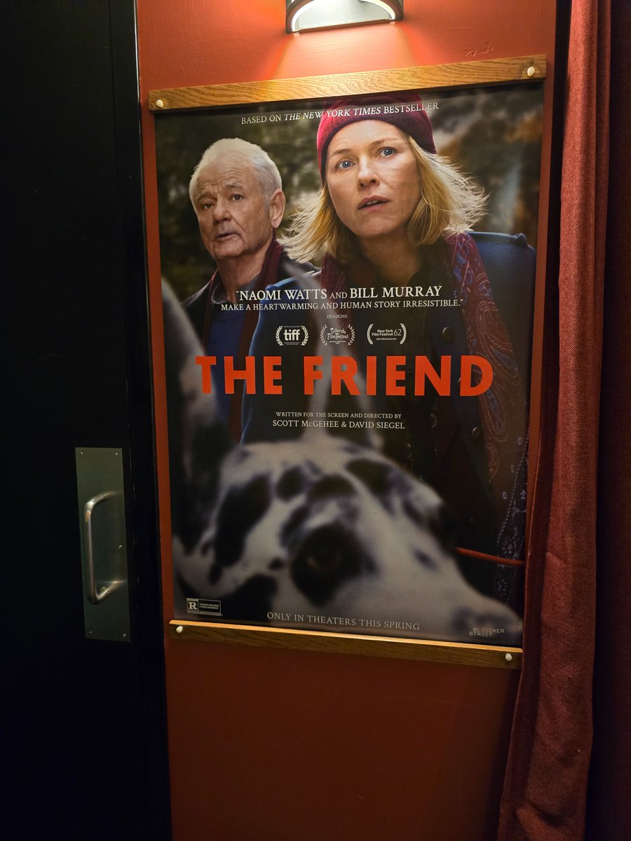 VanessaRaney's tweet image. This is where I am tonight - can't wait!! Got a Cherry @CocaCola, a @cornelldairy cookie dough ice cream, and a @reeses 4-pack. Planning to buy the book. #thefriendmovie #sigridnunez @TheSaltonstall @TheCinemapolis #movieni