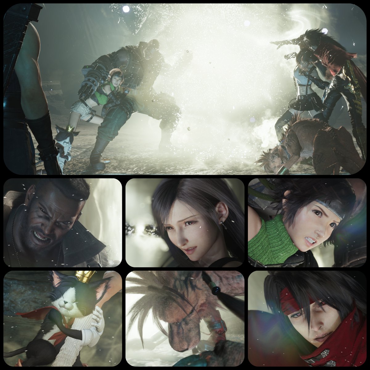 When Cloud crossed the Wall of Fate, he also carried the hope of Tifa, Barret, Yuffie, Nanaki, Vincet, and Cait Sith... 

...to protect Aerith.

Together with Cloud... I think this hope was what came out of the buster sword to cut through Fate.