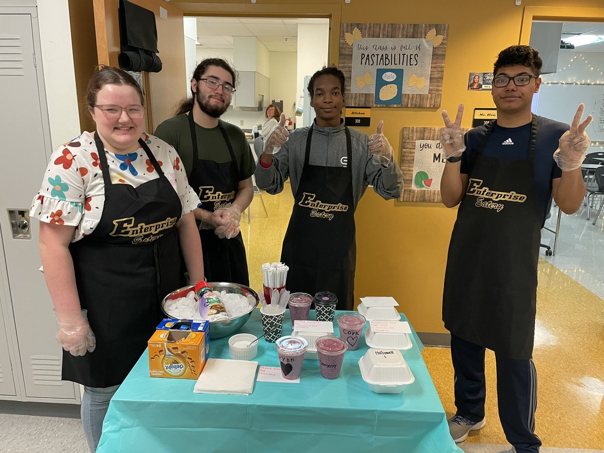Enterprise Eatery is back at it! We put a spin on our luncheons and had our first ever “bruncheon.” Thank you to everyone who ordered breakfast. We enjoyed serving you and hope it made your day!
