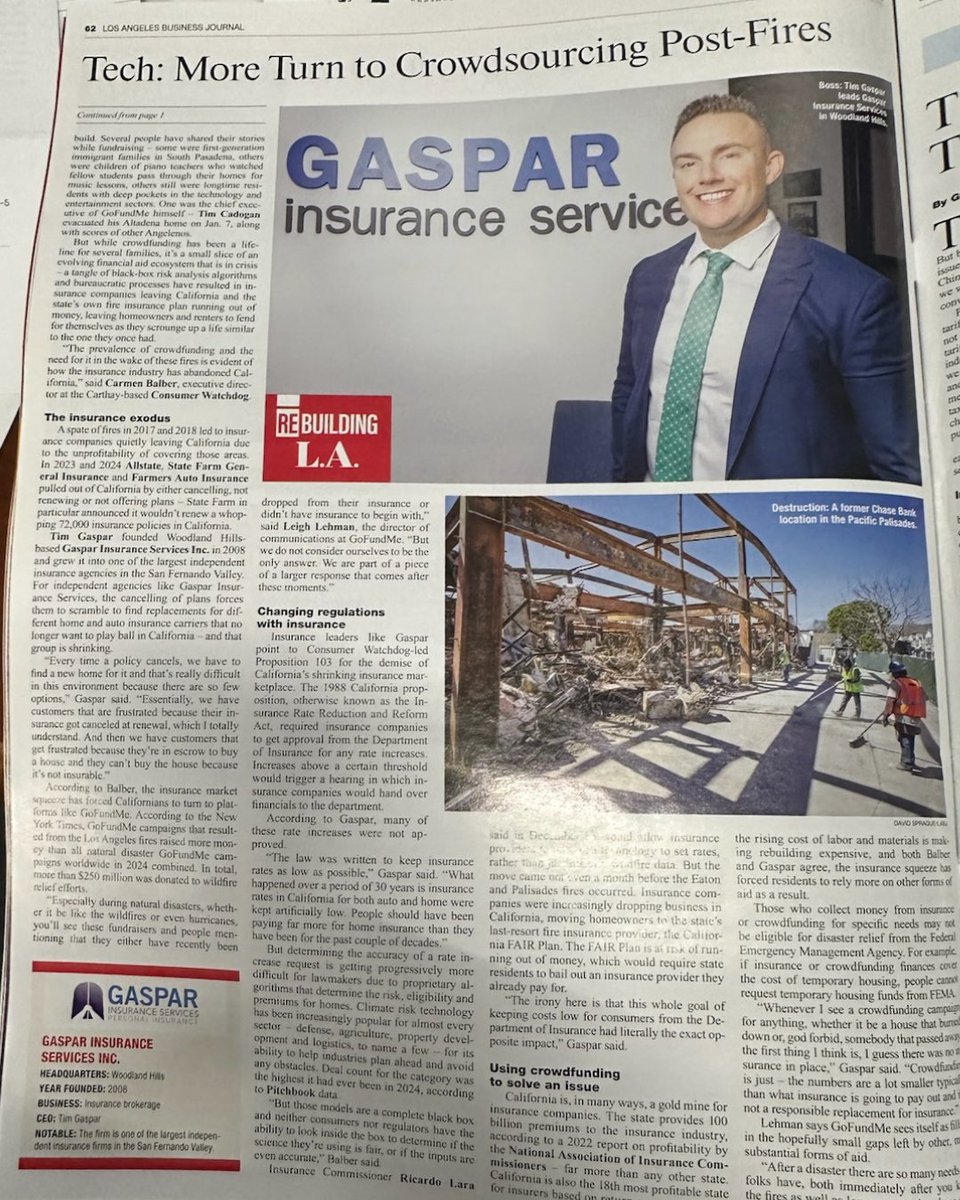 Gaspar Insurance tweet media