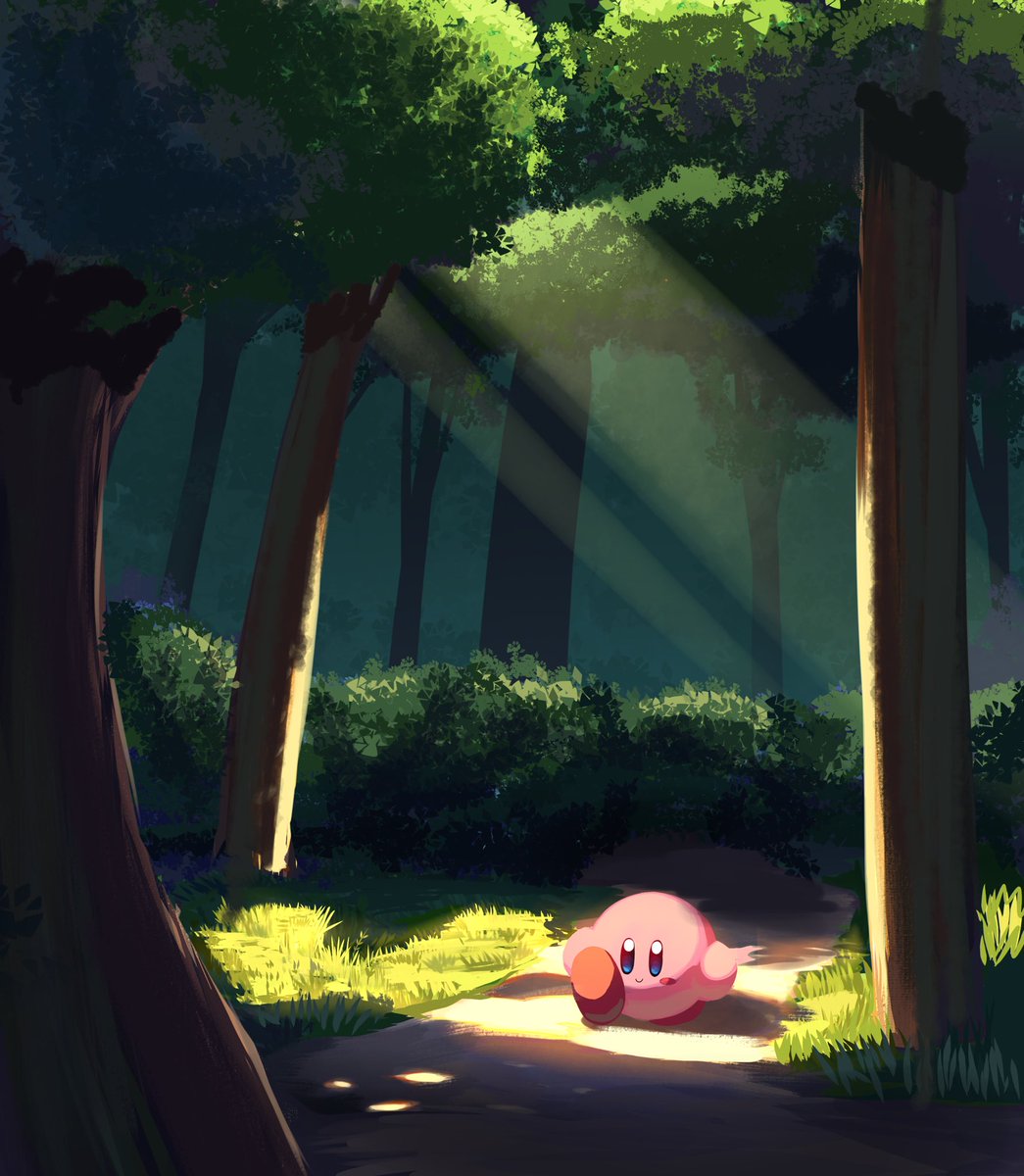 KirbyEarthbound's tweet photo. Forest Walk https://t.co/UBySjKsRXd