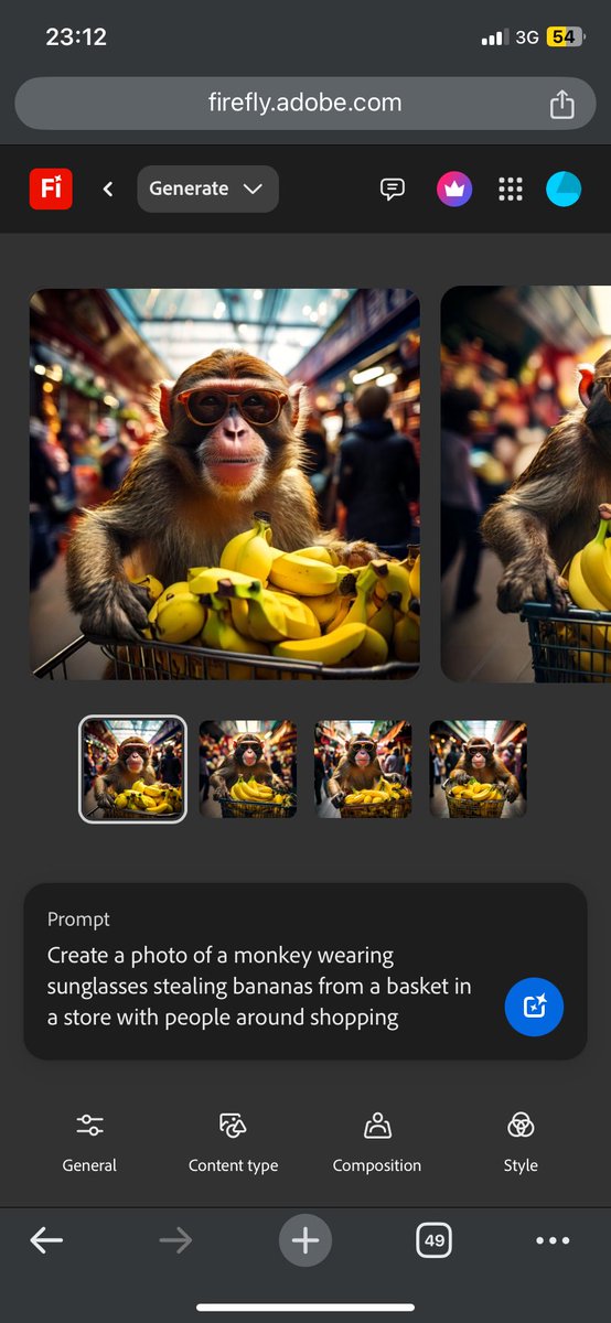 Sandysode1's tweet photo. Day 2 of the #ALXAI Starter Kit program focused on mastering AI image prompting using the #adobefirefly tool, completing Task 2. https://t.co/ORbF3adZwQ