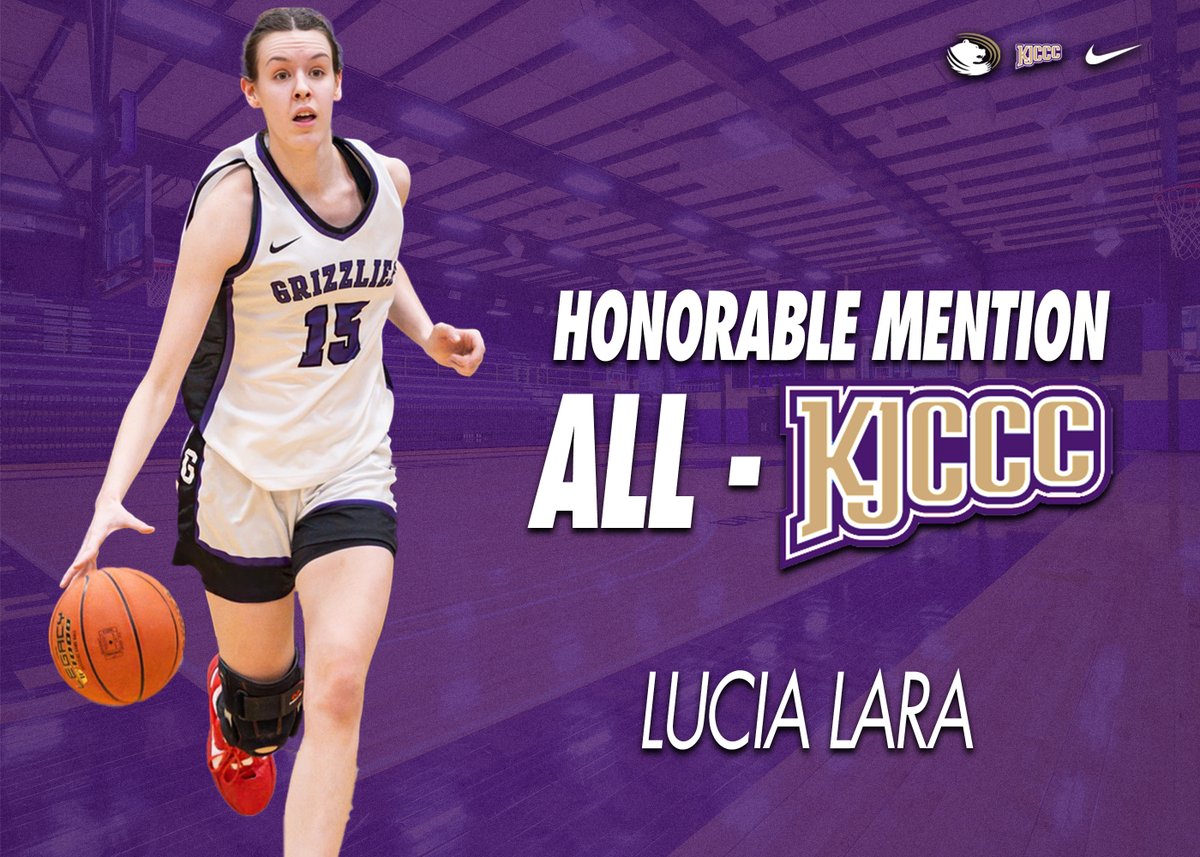 Butler Grizzlies (@butlergrizzlies) on Twitter photo A pair of Grizzly forwards pick up honorable mention ALl-KJCCC honors!
- <a href="/MGalliart35/">Kenzie Galliart</a> (9.7 ppg, 5.9 rpg, 49% FG)
- <a href="/Luularo_/">Lucía Lara</a> (7.4 ppg, 7.0 rpg, 3 double-doubles)
#RoarGrizz🐻 A pair of Grizzly forwards pick up honorable mention ALl-KJCCC honors!
- <a href="/MGalliart35/">Kenzie Galliart</a> (9.7 ppg, 5.9 rpg, 49% FG)
- <a href="/Luularo_/">Lucía Lara</a> (7.4 ppg, 7.0 rpg, 3 double-doubles)
#RoarGrizz🐻
