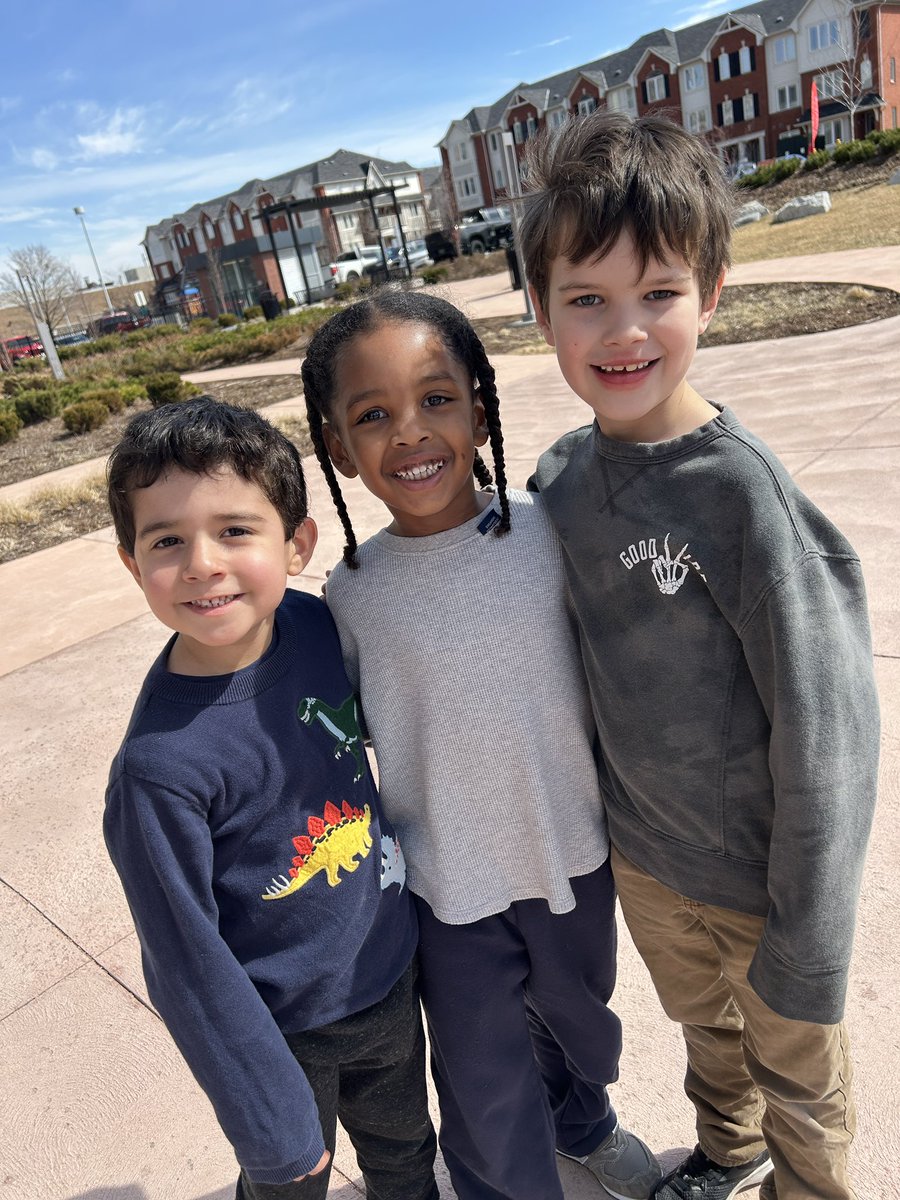 KinderKollegePS's tweet photo. Mrs. McTavish and the KinderKollege Kids were outside enjoying the (almost) Spring sunshine 🌞 and the spectacular warm temperatures this morning! 😎
#welcomespring #werereadyforspring #spring #springiscoming #springisjustaroundthecorner #feelslikespring #sunshine #warmweather https://t.co/Pgt0FhAlI0