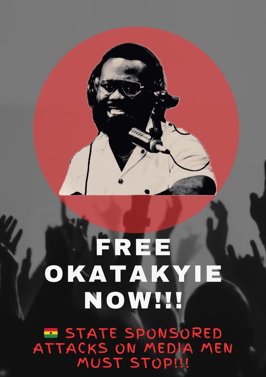 Maclean7878's tweet photo. #FreeOkatakyieNow
#PressFreedom
#MediaUnderAttack https://t.co/mkyi6iAwVQ