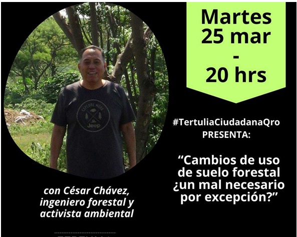 Analizaremos lo complejo que es resolver un cambio de uso de suelo de terrenos forestales por excepción, entrada libre, martes 25 de marzo a las 20 hr, Museo de la ciudad de Querétaro <a href="/JURIQUILLA/">JURIQUILLA</a> <a href="/Fomouret/">Federico</a> <a href="/ecojusticia/">Observador Ambiental</a> <a href="/LizzQro/">Hanya Seorang Wanita</a> <a href="/yayasinpartido/">Yaya Xareni Coffee 🤷🏽‍♀🧠🩹🍵🍀👛🏢✈️💃🏘️</a> <a href="/CivicaQueretaro/">Cívica Querétaro, Confederación de OSC</a> <a href="/GerardoMalagn3/">Gerardo Malagón</a>