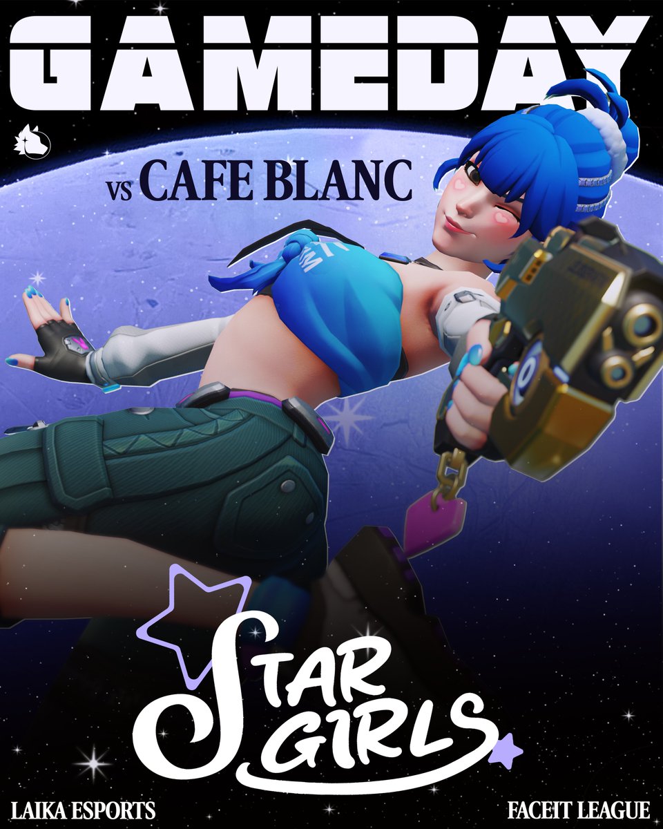 Laika Esports (@laikaesports) on Twitter photo One team is cosmic, the other is caffeinated - Stargirls take on @TheKafeOW's Cafe Blanc tonight in <a href="/FACEIT_OW/">FACEIT Overwatch</a> Expert Division! ππ
#LaikaEsports | #LaikaStargirls π« One team is cosmic, the other is caffeinated - Stargirls take on @TheKafeOW's Cafe Blanc tonight in <a href="/FACEIT_OW/">FACEIT Overwatch</a> Expert Division! ππ
#LaikaEsports | #LaikaStargirls π«