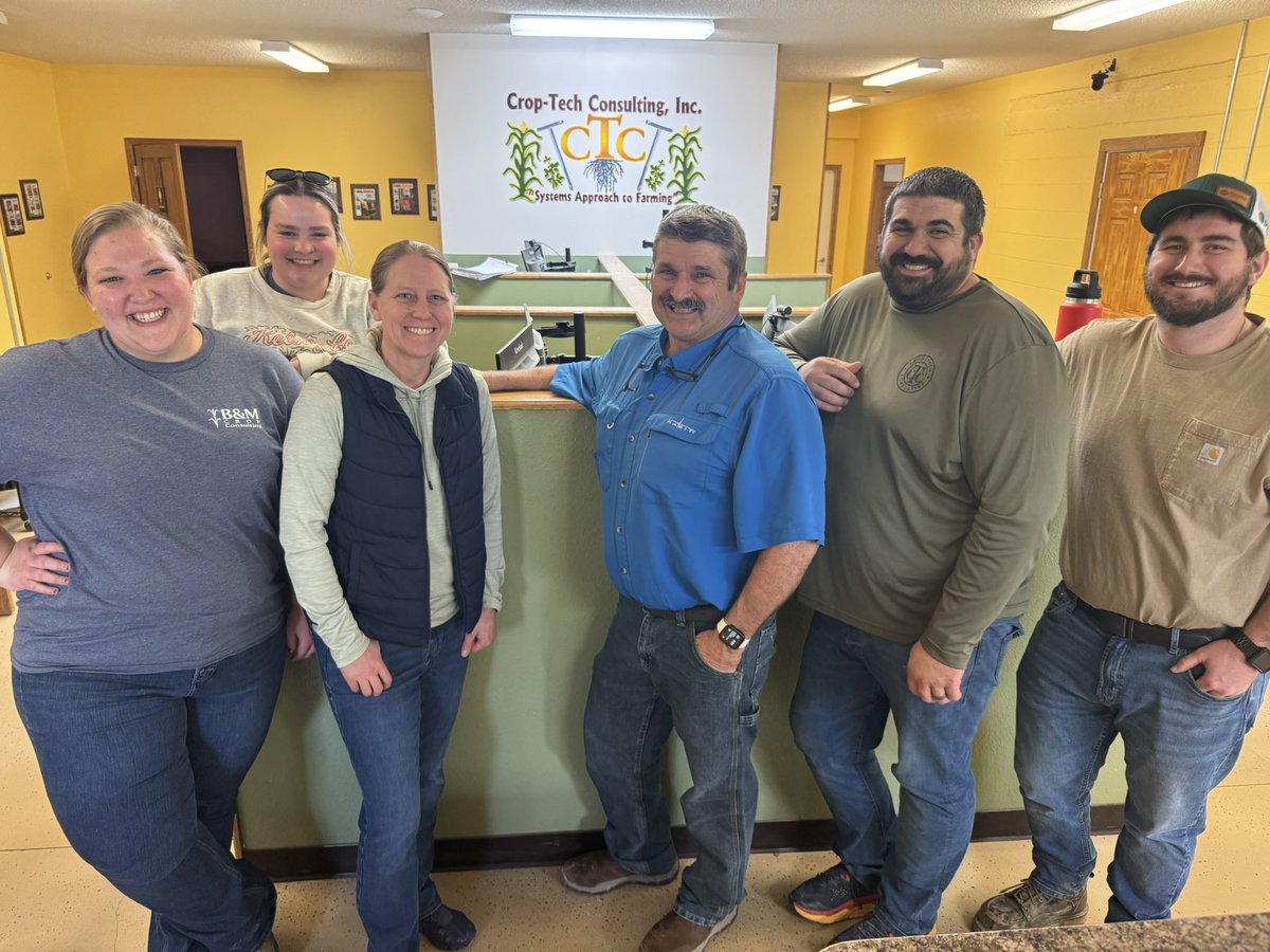 Meeting of the research crew minds today at <a href="/CropTechInc/">Crop-Tech Consulting</a>. Sharing what we learned in 2024 plots and planning for the 2025 plots and corn college. #PlotResearch #CornCollege