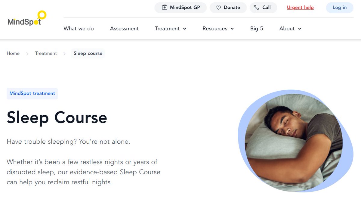 eCentreClinic (@ecentreclinic1) on Twitter photo SLEEP COURSE | Dr <a href="/AmeliaJScott/">Amelia Scott</a>'s #Sleep Course has been launched at #MindSpot. At #nocost to #Australian adults, this #online course provides #evidencebased info & skills for managing sleep difficulties & their impacts w/ #therapist support.
👉mindspot.org.au/treatments/sle…
<a href="/PsyMQ/">PSYCHSCIENCES@MQ</a> SLEEP COURSE | Dr <a href="/AmeliaJScott/">Amelia Scott</a>'s #Sleep Course has been launched at #MindSpot. At #nocost to #Australian adults, this #online course provides #evidencebased info & skills for managing sleep difficulties & their impacts w/ #therapist support.
👉mindspot.org.au/treatments/sle…
<a href="/PsyMQ/">PSYCHSCIENCES@MQ</a>