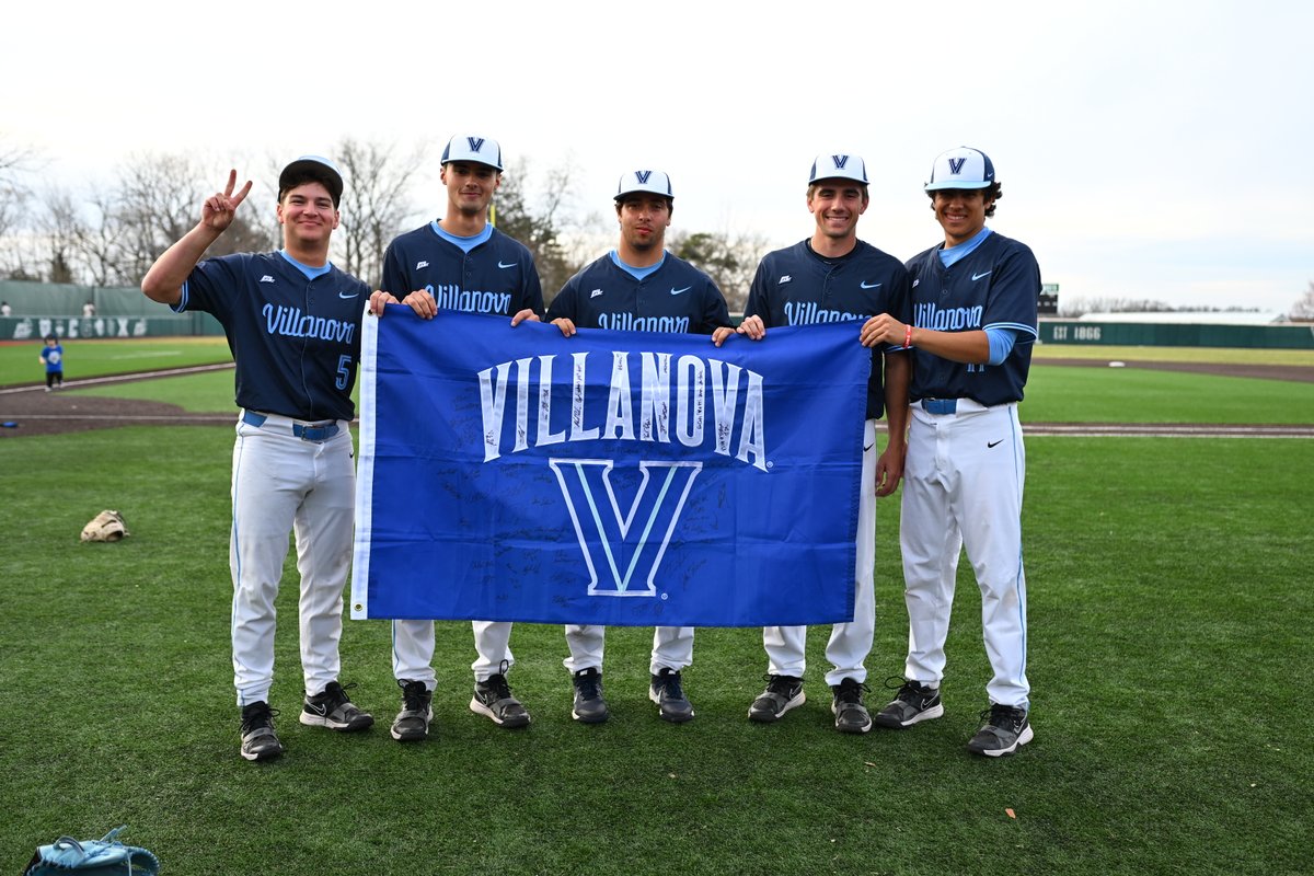 VUBaseball's tweet photo. No better feeling than flying the V at home! 😁✌️

#FlyTheV #GoNova https://t.co/AUfHZRU7iB