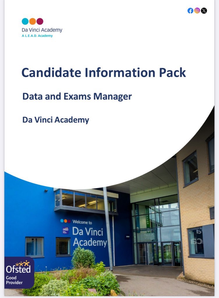 Looking for a new challenge? 

Like working with numbers?

Like full access to the office mini fridge? 

Come share an office with me! 

Dm me with any questions. 

#edutwitter 

davinciacademy.co.uk/vacancies/data…