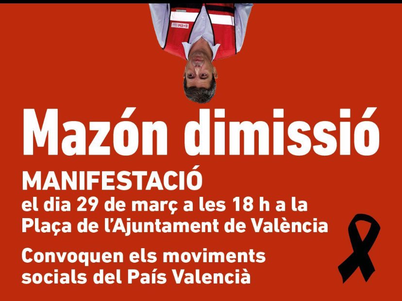 <a href="/apuntnoticies/">À Punt NTC</a> #MazónDimissió #CamareroDimissió #RoviraDimissió #MompóDimissió #MJCatalàDimissió Indignitat de President de la <a href="/generalitat/">Generalitat</a> valenciana. Una vergonya per als valencians.