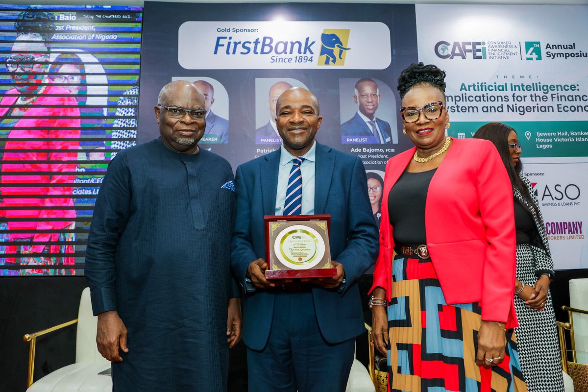 CAFEiNGO's tweet image. THAT'S A WRAP!🎉🎉

Our 4th Annual Symposium was a HUGE success! Our incredible speakers dove deep into the impact of Artificial Intelligence on the financial system and Nigeria's economy. Mind. Blown. 

#thread #CAFEiSymposium #ArtificialIntelligence #NigeriaEconomy #zeudiners