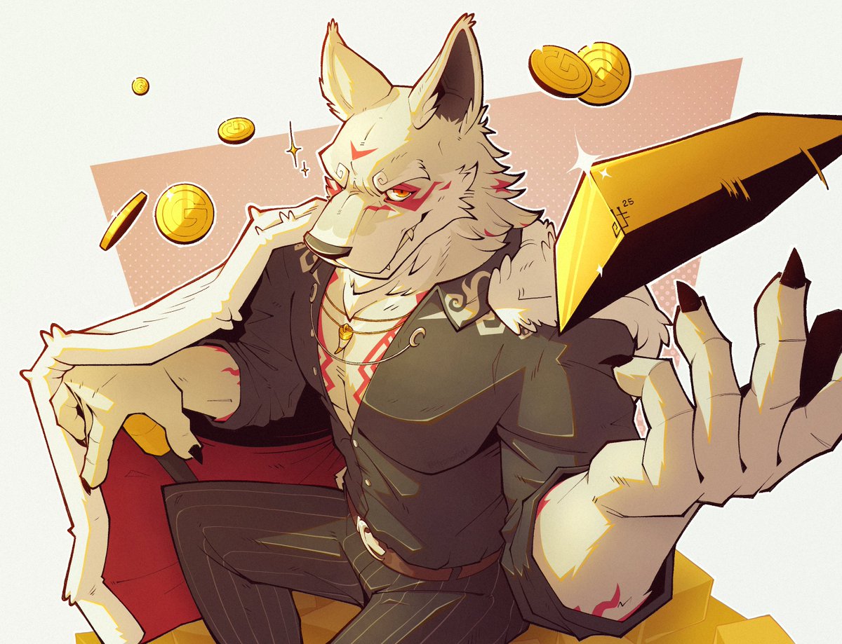 Flether Kane, Fortnite fanart, digital furry artwork