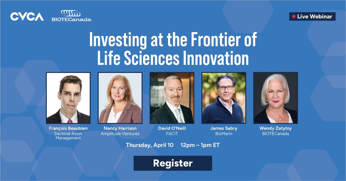 AI + quantum computing are redefining life sciences. How can investors stay ahead? Join us April 10 for a webinar with top investors &amp; experts, presented with @biotecanada. Register now: us02web.zoom.us/webinar/regist…
