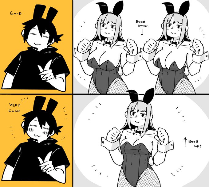 巨乳バニーガールに対する個人的な好み。 