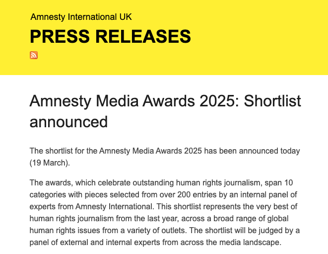 JuliaSaq's tweet photo. Thrilled that our documentary The A-Word has been shortlisted in the broadcast feature category for the @AmnestyUK  Media Awards 2025.

Thanks to everyone in our small but fantastic team, and most importantly, to all the activists and birthing people who gave us their time. https://t.co/QrPqEuthGk