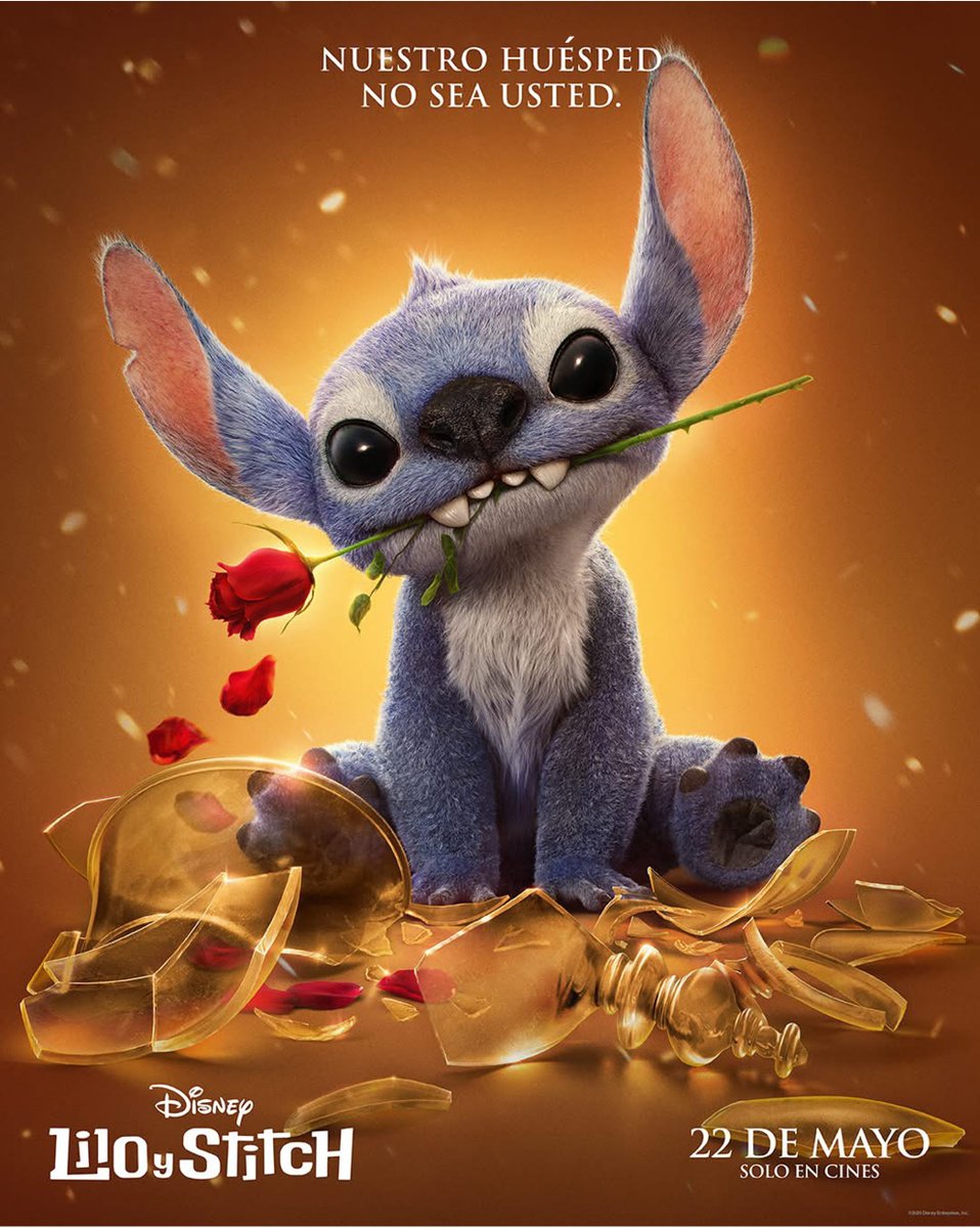 Cinepolis's tweet image. ¡Ni modo, #Bella y #Bestia! El baile de la fábula ancestral ¡ahora le pertece a #Stitch! 💛🐾 No te pierdas muy pronto el live action de #LiloYStitch. 🌸🌊