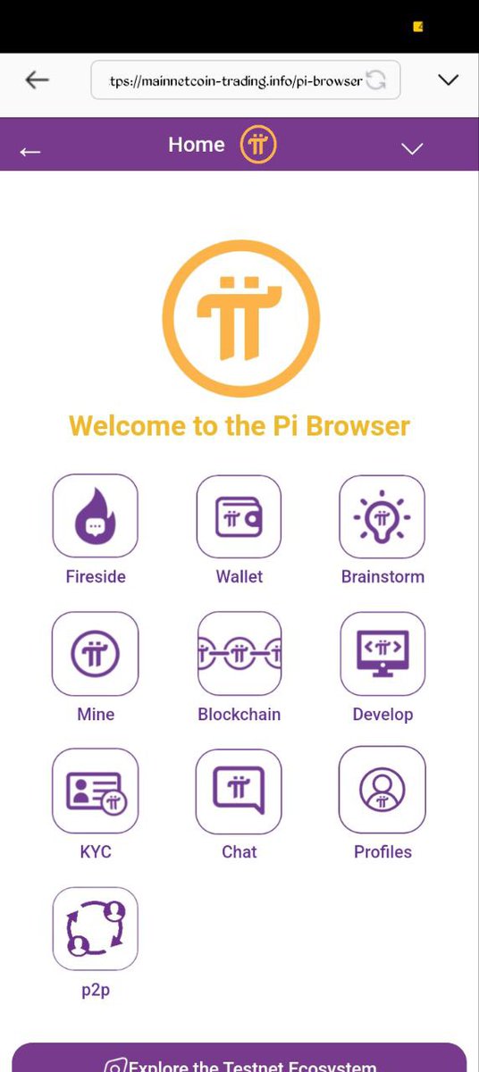 Pidataboard's tweet photo. Ways to Identify a Scam Website:

1. The website link
2. The P2P feature

The link in question is different from the official Pi Network link.
Secondly, There is no P2P feature on the Pi Browser—you can open your Pi Browser to verify.

Stay vigilant! https://t.co/Ucuf2sAq2B
