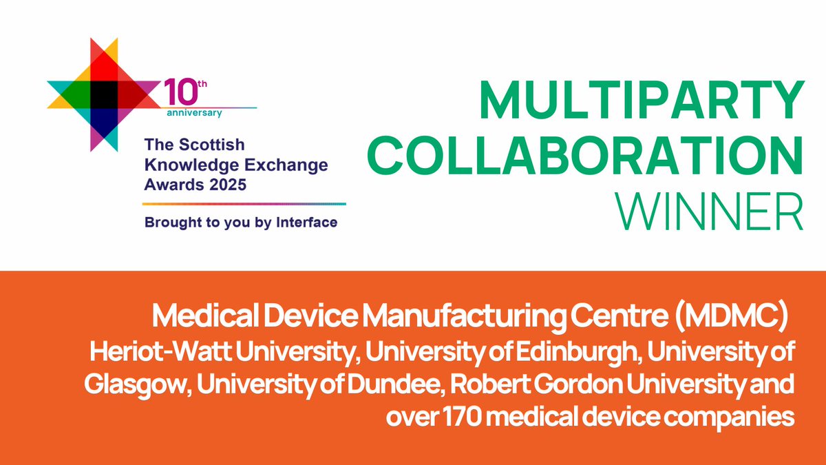 Interface (@interfaceonline) on Twitter photo 🏆🧩Multiparty Collaboration: WINNER!
Medical Device Manufacturing Centre (MDMC) <a href="/HW_MDMC/">Medical Device Manufacturing Centre</a>
🧩Multiparty Collaboration: Highly Commended
🌊Underwater Intervention for Offshore Renewable Energies (UNITE)
Thanks to Minister <a href="/RichardLochhead/">Richard Lochhead</a> for presenting the sixth award #SKEAwards 🏆🧩Multiparty Collaboration: WINNER!
Medical Device Manufacturing Centre (MDMC) <a href="/HW_MDMC/">Medical Device Manufacturing Centre</a>
🧩Multiparty Collaboration: Highly Commended
🌊Underwater Intervention for Offshore Renewable Energies (UNITE)
Thanks to Minister <a href="/RichardLochhead/">Richard Lochhead</a> for presenting the sixth award #SKEAwards