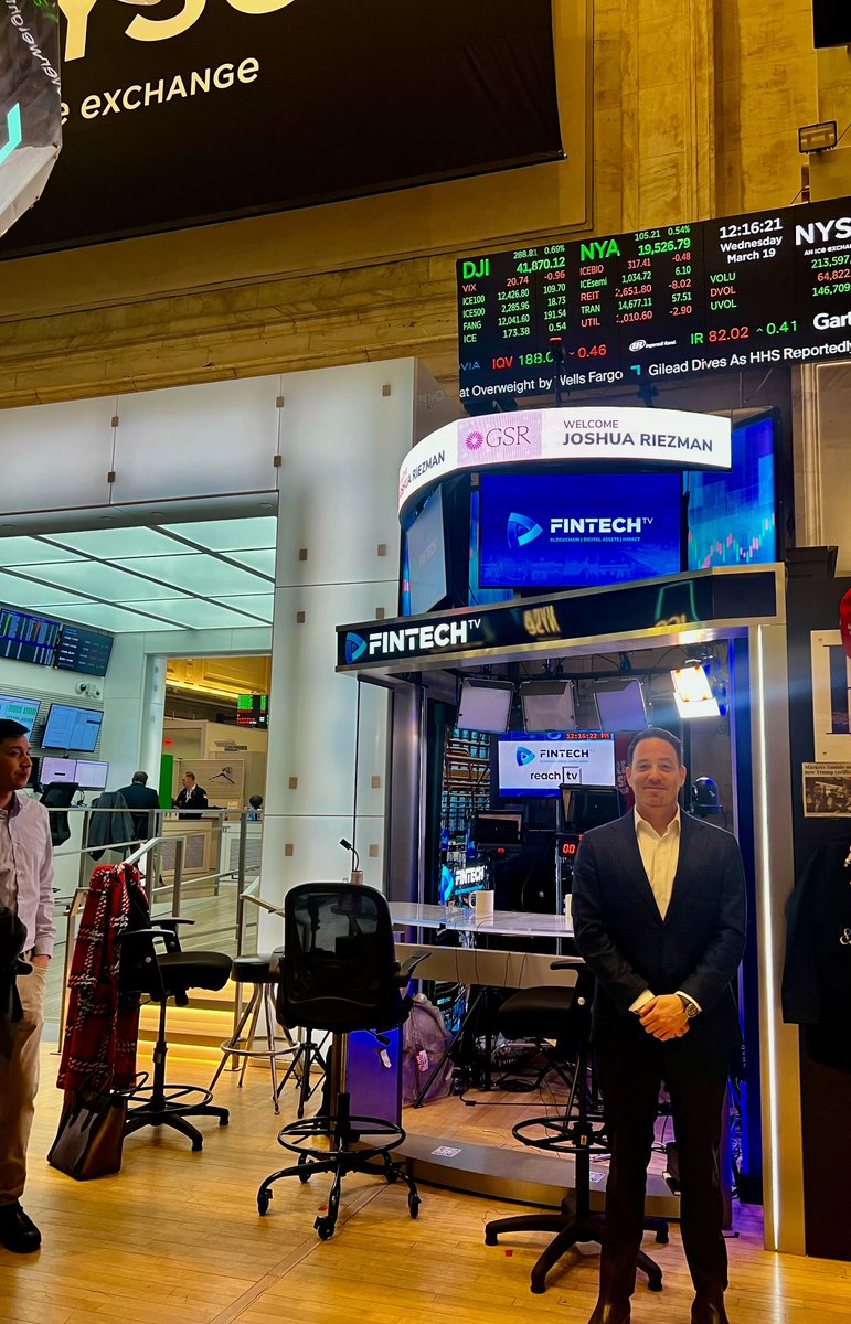 GSR (@gsr_io) on Twitter photo Some behind the scenes 📸 of US Chief Strategy Officer & DGC <a href="/JoshR_GSR/">Joshua Riezman</a> earlier today with <a href="/FintechTvGlobal/">FINTECH.TV</a> & <a href="/GlobalDigitalFi/">Global Digital Finance</a> at <a href="/NYSE/">NYSE 🏛</a> discussing crypto market structure and innovation in the US 🇺🇸 Some behind the scenes 📸 of US Chief Strategy Officer & DGC <a href="/JoshR_GSR/">Joshua Riezman</a> earlier today with <a href="/FintechTvGlobal/">FINTECH.TV</a> & <a href="/GlobalDigitalFi/">Global Digital Finance</a> at <a href="/NYSE/">NYSE 🏛</a> discussing crypto market structure and innovation in the US 🇺🇸
