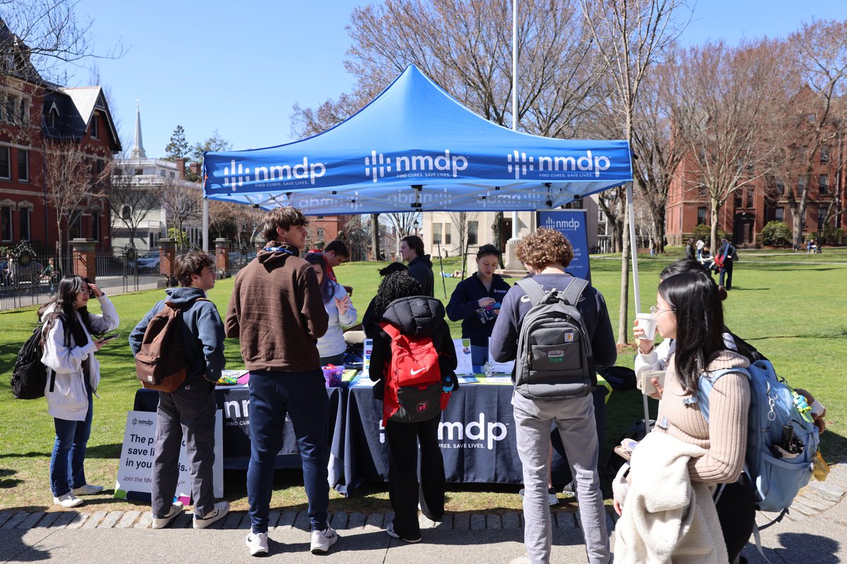 Spectacular early spring day to Get In The Game! Stop by the Main Green today until 4pm to get on the National Bone Marrow Registry and potentially save a life. Those unable to make it today can still register thru Brown’s drive at home at the link below

my.nmdp.org/BrownSaves