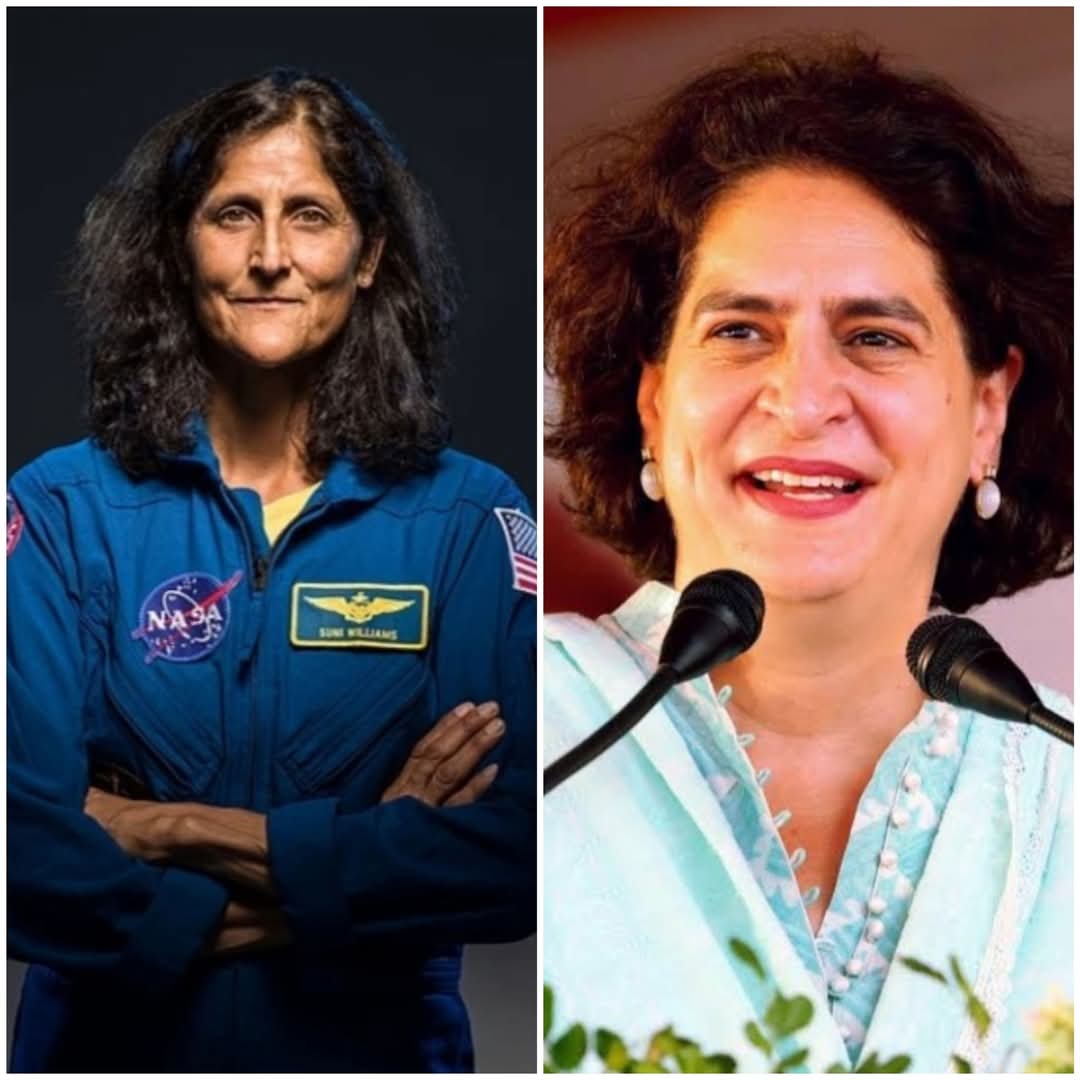 mvmeet's tweet image. I said :
Finally very happy that,
"Sunita Pandya" ji landed safely on Earth!!
Then I got a comment:
She is not Sunita 'Pandya', She is Sunita 'Williams'
But I replied:
Her father's name is 'Deepak Pandya'. So there is nothing wrong if we call her Sunita Pandya.
But they said…