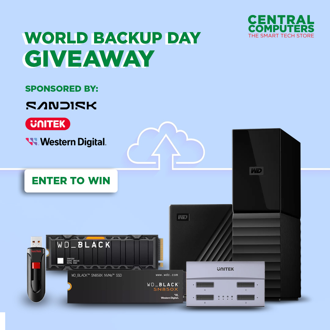 💽 World Backup Day is almost here, and to celebrate we will be hosting a giveaway featuring a wide array of storage solutions. 🖥️

Click the giveaway signup link for detailed information and the full list of products. 👇

sweepwidget.com/c/89162-xzboya…