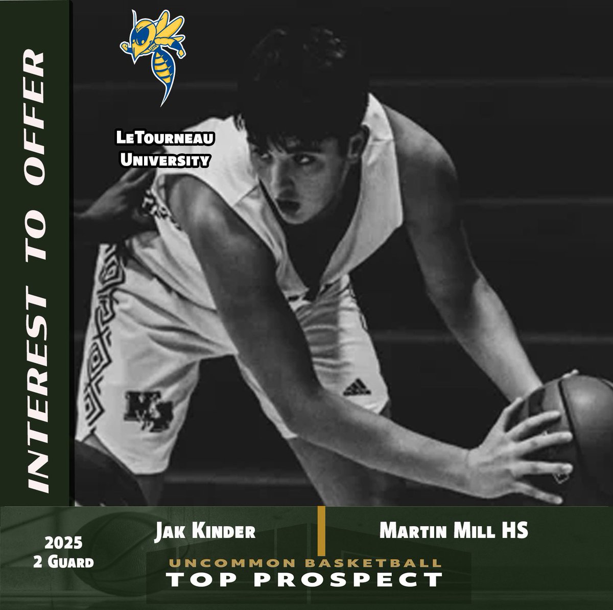 Congrats To State Champion <a href="/JakKinder_2025/">Jak Kinder</a> for Turning Interest to an Offer!  Finished on "Top" at DFW Camp His Sophomore Season &amp; You Can See There Was Something Special about this Kid.  <a href="/LETUMBB/">LETU Basketball</a> got a Good One.  #UCExposure #StayUncommon #DoBigThings <a href="/d3hoopscoop/">d3hoopscoop</a> <a href="/JaimeBoswell2/">Jaime Boswell</a>