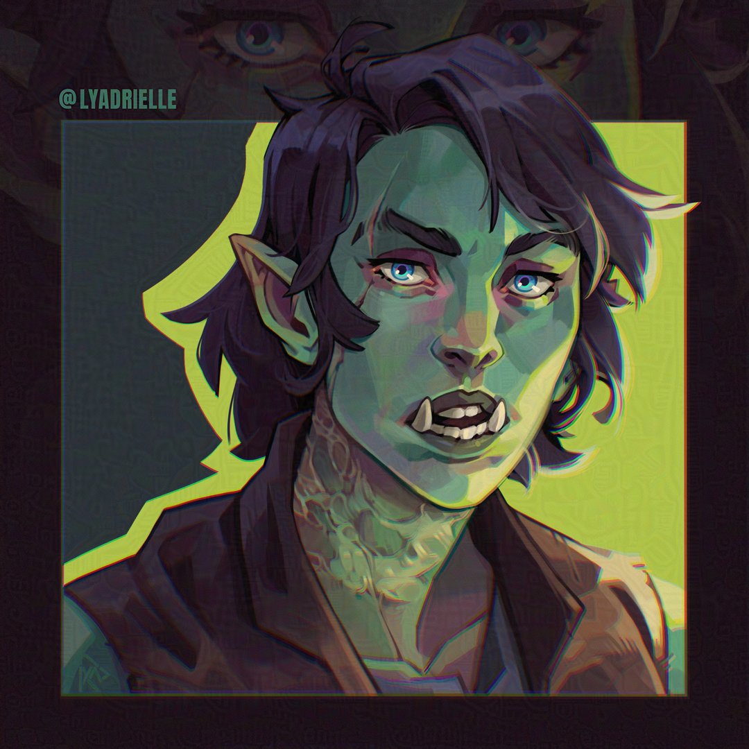 Lyadrielle's tweet image. Portrait #commission finished this weekend!
I&apos;ll be streaming on twitch in 1 hour btw link below