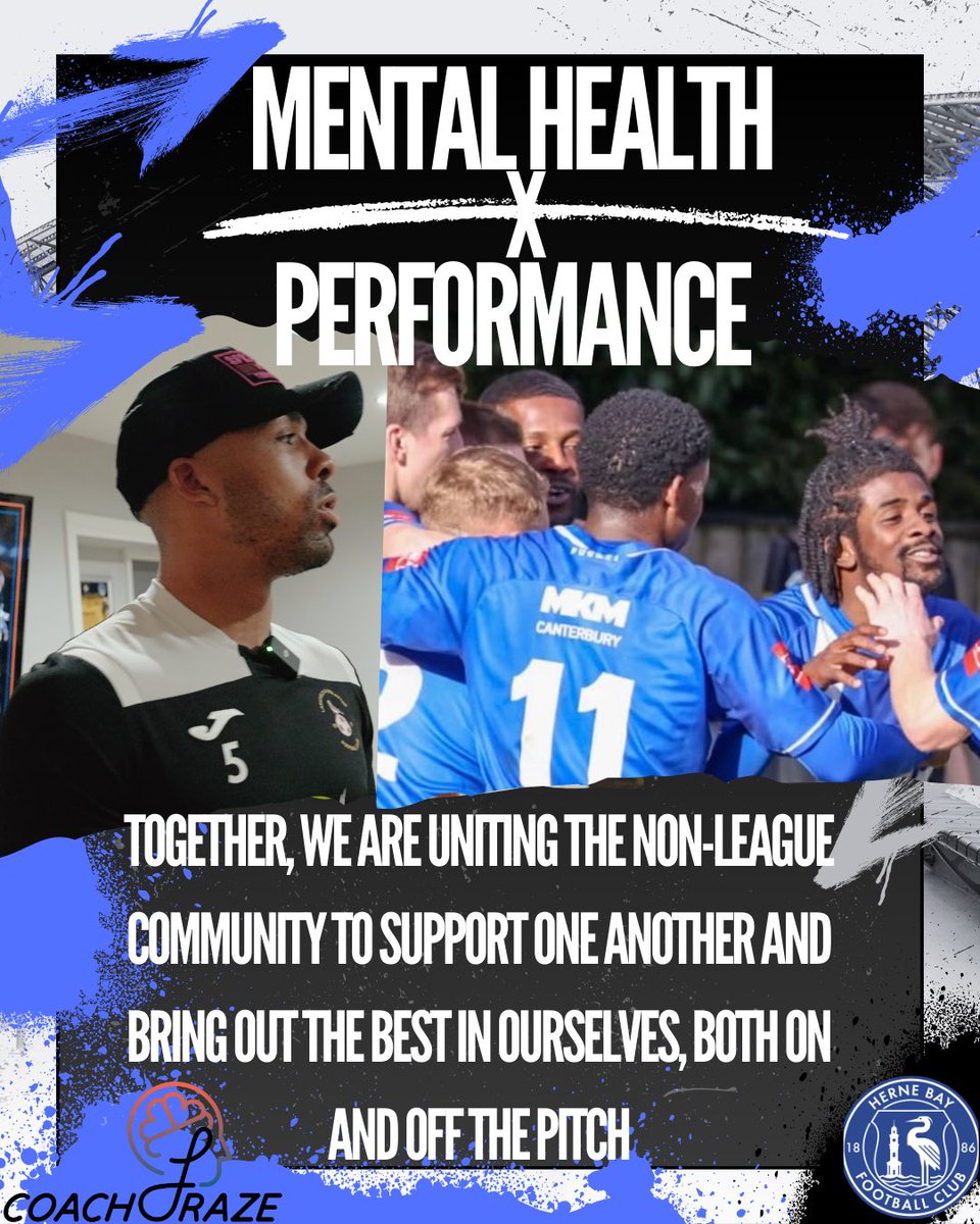 fraserwalker7's tweet photo. Excited to announce that l'll be speaking at @HerneBayFC to the first team and 23s on THURSDAY!
A special shout out to @Joedenny_10 for putting this one together!
#HerneBayFC #FootballMindset #MentalResilience
#workshop #personaldevelopment #mensmentalhealth #nonleaguefootball https://t.co/t1TZB1yYJs