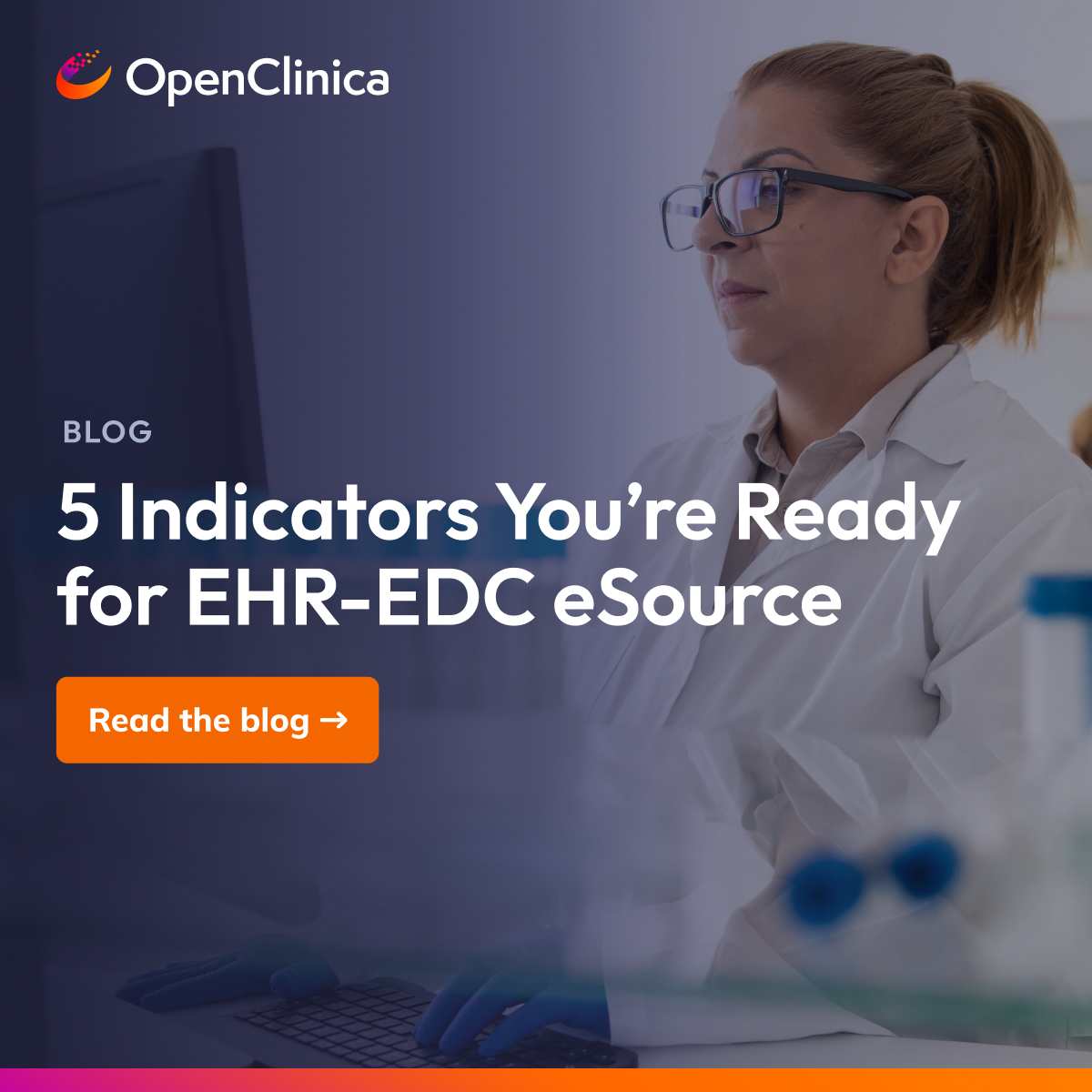 OpenClinica's tweet photo. Is your #clinicaltrial data collection as efficient as possible? EHR-to-EDC integration allows clinical trial data to transfer directly from EHRs, reducing manual entry and improving accuracy. 

Learn key indicators that your ready for #EHReSource: https://t.co/CCOV83KSkb https://t.co/KIlbRoCPAE