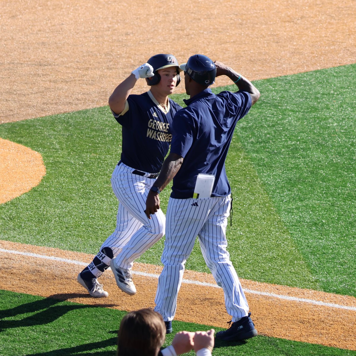 GWBaseball1's tweet photo. Nothing beats W's at The Tuck😤

Top photos from yesterday's win over Mount St. Mary's! #RaiseHigh https://t.co/KSV1JCGOaK