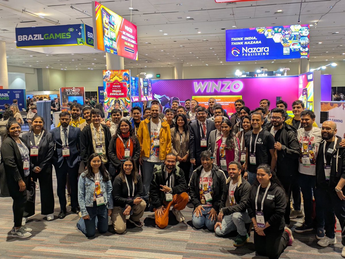 Second Quest (@secondquest_) on Twitter photo 🇮🇳 Proud to see an incredible group of Indian game developers representing at the India Pavilion at #GDC2025
Thank you <a href="/winzoofficial/">WinZO</a> <a href="/MIB_India/">Ministry of Information and Broadcasting</a> <a href="/DPIITGoI/">DPIIT India</a> for giving Indian games the global spotlight they deserve.
#IndiaAtGDC #SecondQuest #GamesFromIndia 🇮🇳 Proud to see an incredible group of Indian game developers representing at the India Pavilion at #GDC2025
Thank you <a href="/winzoofficial/">WinZO</a> <a href="/MIB_India/">Ministry of Information and Broadcasting</a> <a href="/DPIITGoI/">DPIIT India</a> for giving Indian games the global spotlight they deserve.
#IndiaAtGDC #SecondQuest #GamesFromIndia