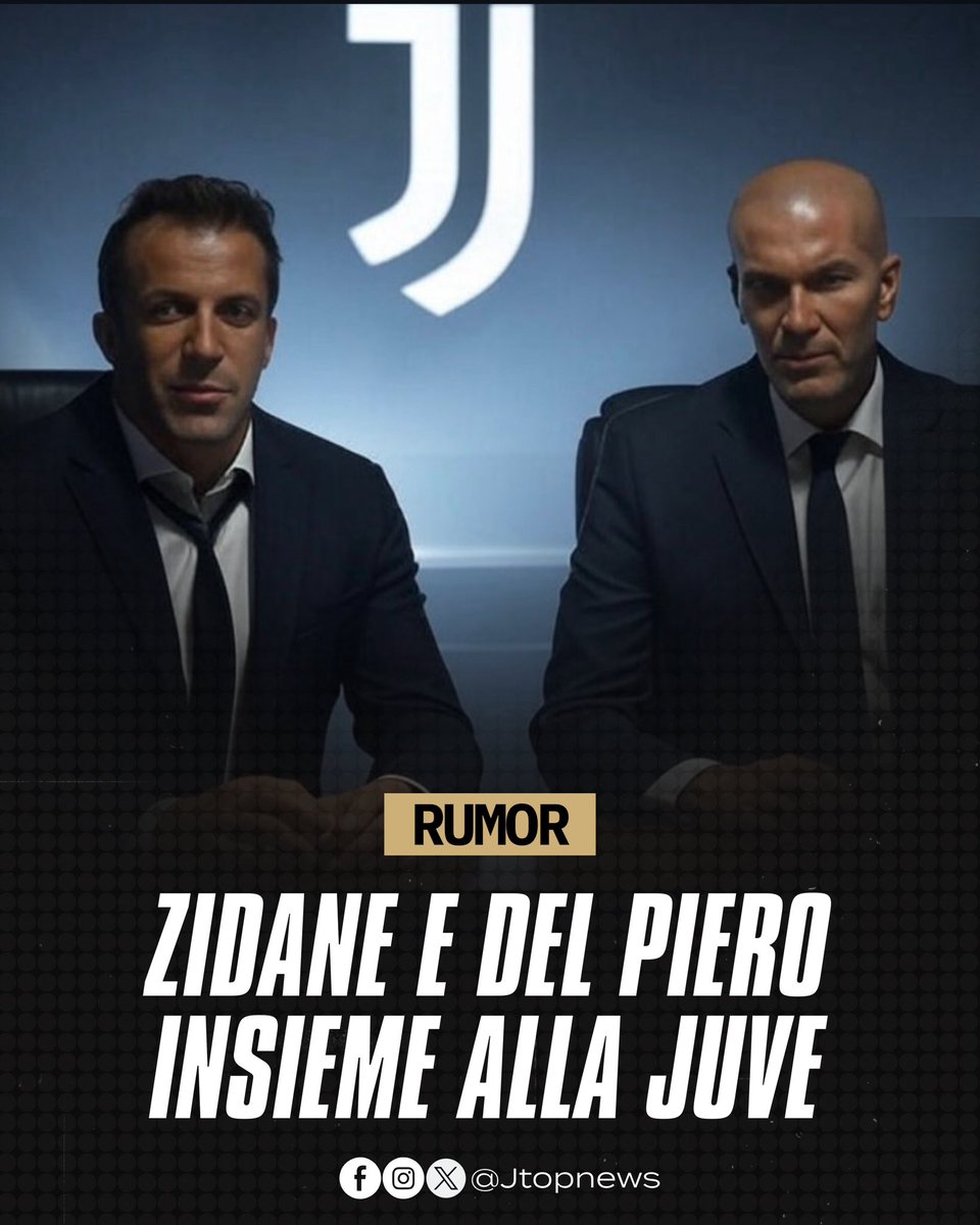 🔥Il CEO di Tether, Paolo Ardoino, sogna e fa sognare i tifosi: Zidane e  Del Piero di nuovo insieme alla #Juventus.
