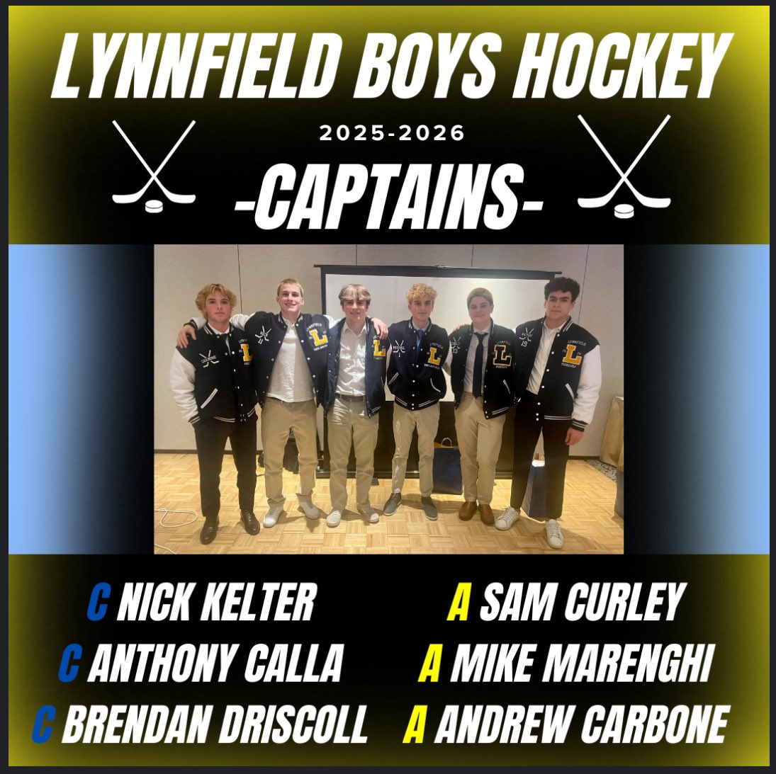 Congrats boys!  Looking forward to the 2025-2026 season.