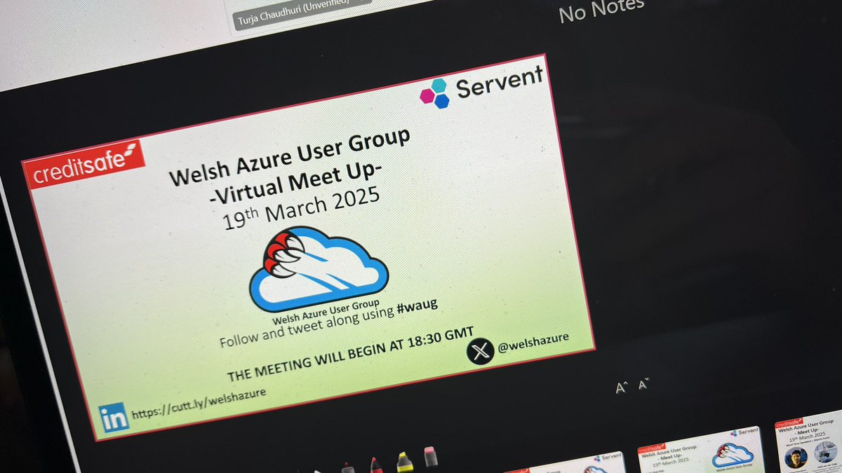 John Lunn ☁️🏴 @jonnychipz (@jonnychipz) on Twitter photo It’s time!!! <a href="/welshazure/">Welsh Azure User Group</a> Join me at Welsh Azure User Group - March 2025 Event (Virtual) meetu.ps/e/NTbTN/PsPnt/i It’s time!!! <a href="/welshazure/">Welsh Azure User Group</a> Join me at Welsh Azure User Group - March 2025 Event (Virtual) meetu.ps/e/NTbTN/PsPnt/i