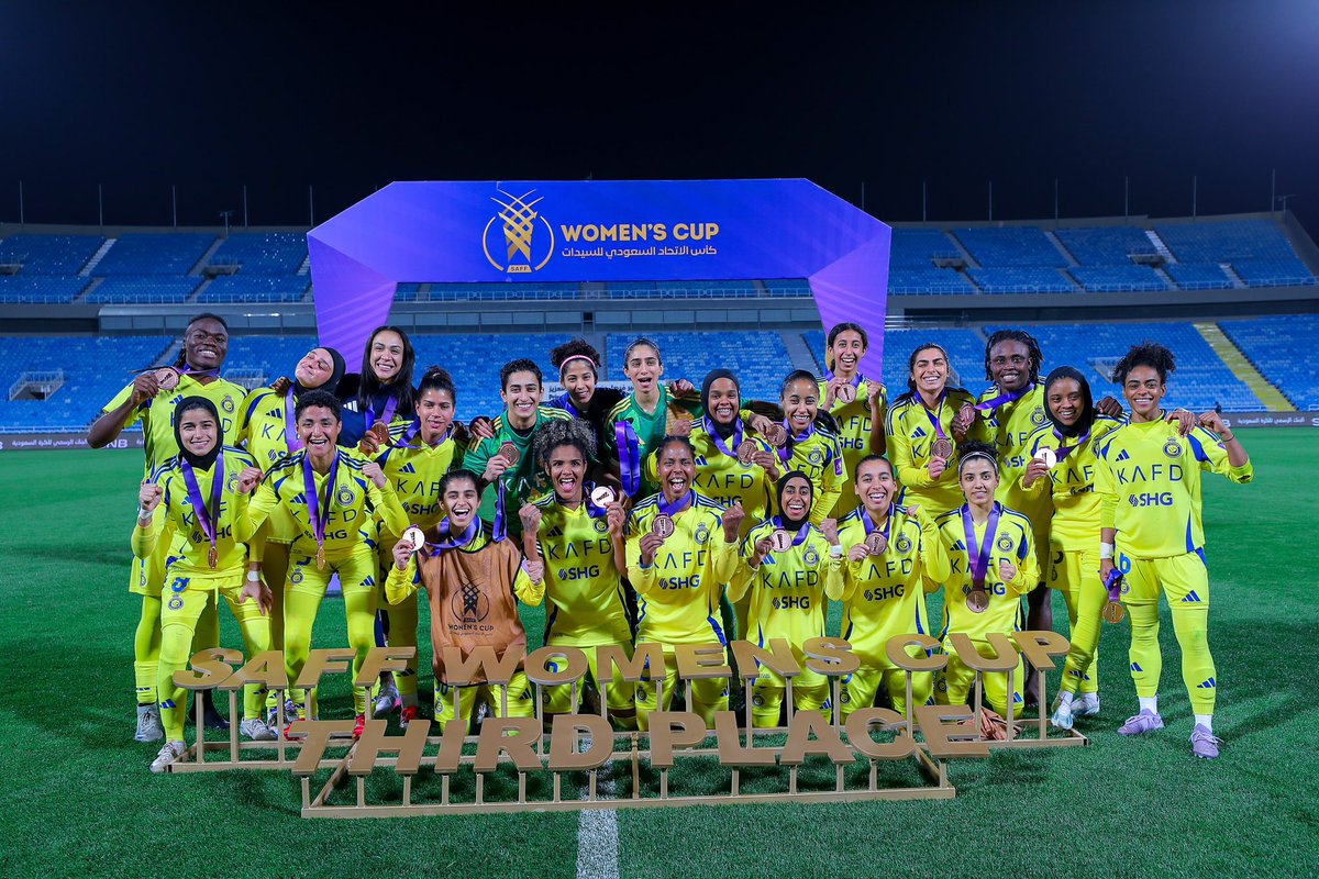 LinaBoussaha's tweet image. 3rd place, bittersweet… But a medal is a medal! 💛🥉 #SaudiCup #ExtraTime #AndAgain