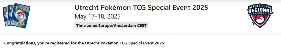 We're going to utrecht baby 🥳