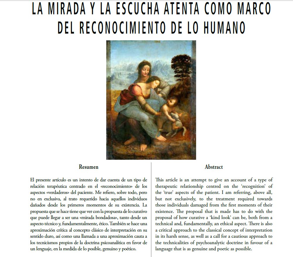 Intercanvis_'s tweet photo. DESGRANEM (II) el número 53. Els següents articles són "El estadio del espejo", d'Adolfo Berenstein, "La mirada y la escucha atenta como marco del reconocimiento de lo humano", de Joan Romeu, i "Memòria històrica: repercussions Transgeneracionals del patiment" de Teresa Sunyé. https://t.co/t3PR67YFrK