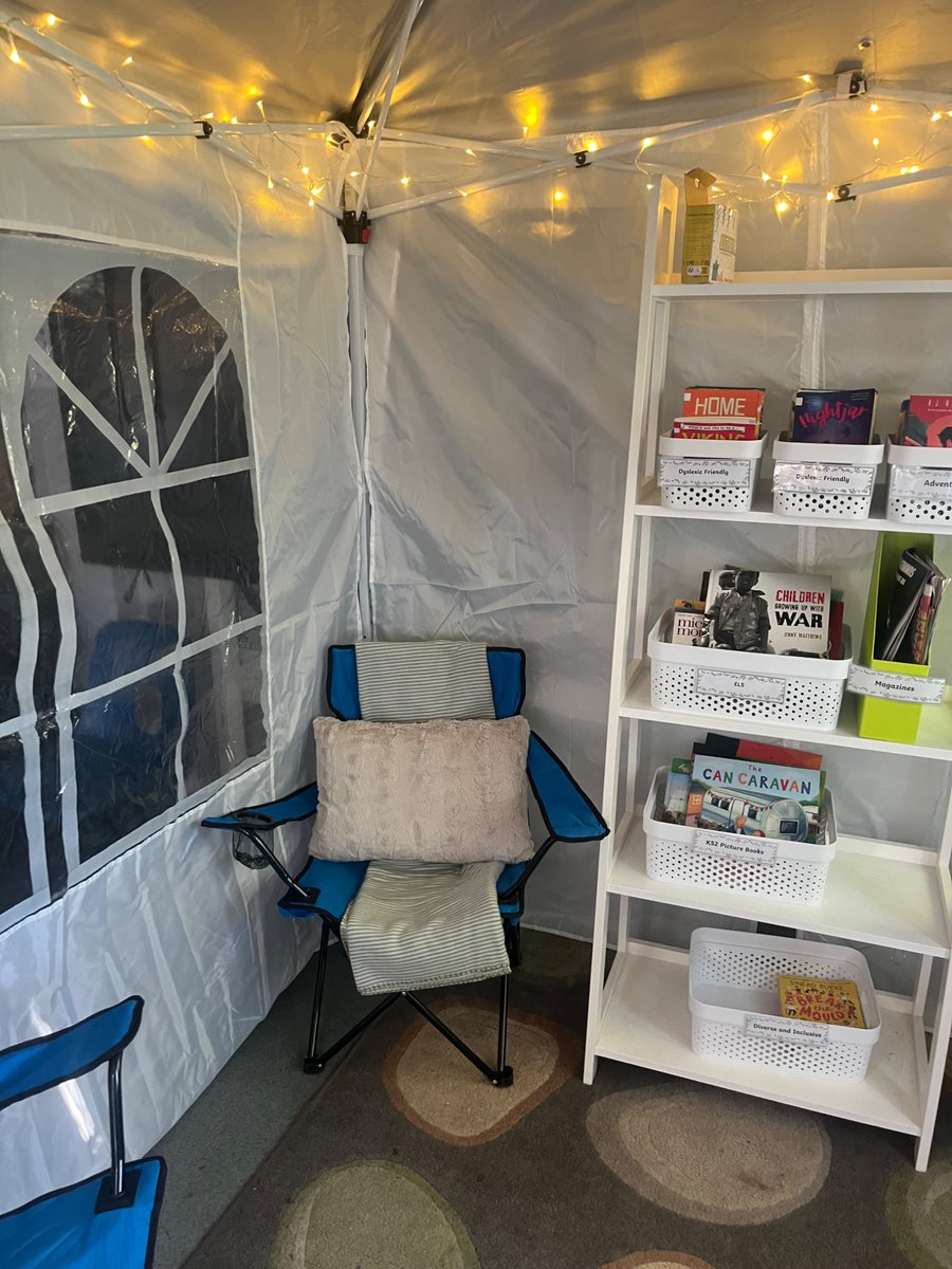 Inviting spaces to enjoy a book at <a href="/SBircotes/">St Patrick's Catholic Primary School - Bircotes</a> . We have seen a huge shift in  attitudes towards reading since starting our journey with the <a href="/OpenUni_RfP/">Reading for Pleasure 🧶</a> and <a href="/BookmarkCharity/">Bookmark Reading Charity</a> <a href="/StWEnglishHub/">St Wilfrid's English Hub</a>